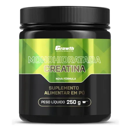 Creatina Growth Supplements Monohidratada em pó Sem sabor x 250g